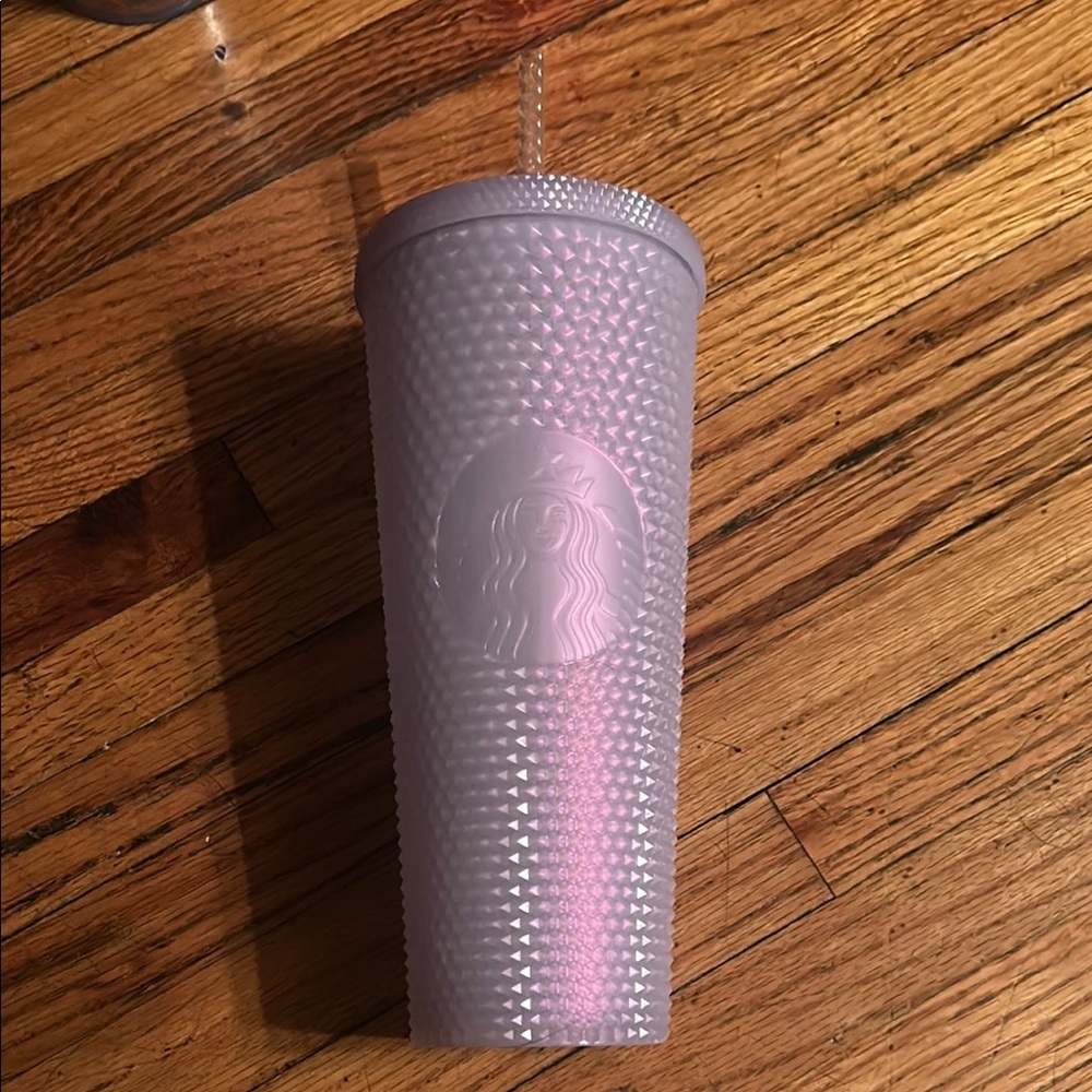 Starbucks Purple Holographic Studded Tumbler